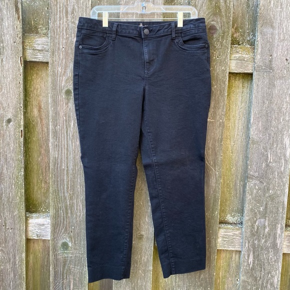 Simply Vera Vera Wang black skinny jeans - Picture 1 of 7